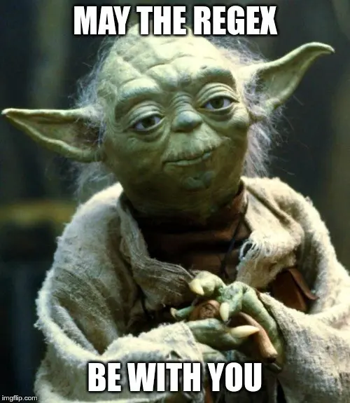 Regex Yoda
